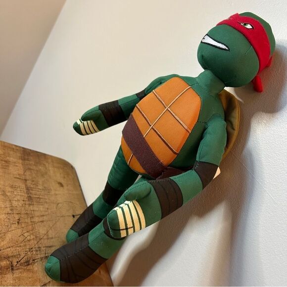 Teenage Mutant Ninja Turtles Red Raphael 18" Plush Doll Stuffed Animal Toy - Picture 6 of 6